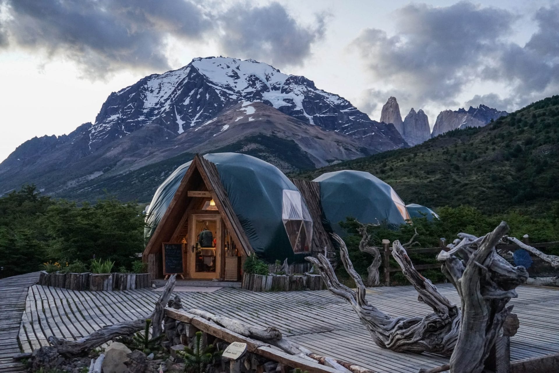 glamping in the mountains