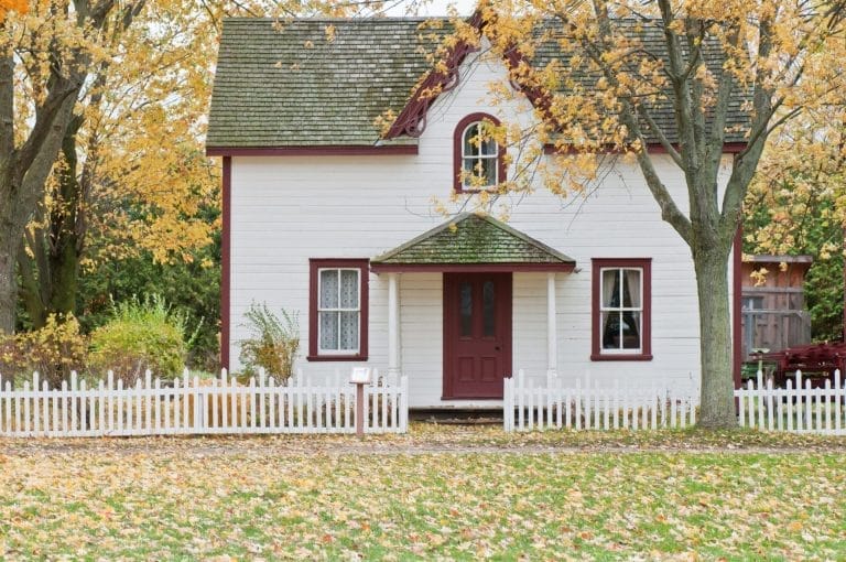 White Rental House in Canada